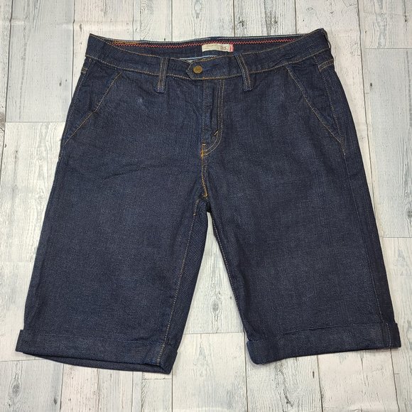 Levi's 515 Cuffed Shorts Button Back Pockets - Picture 1 of 7